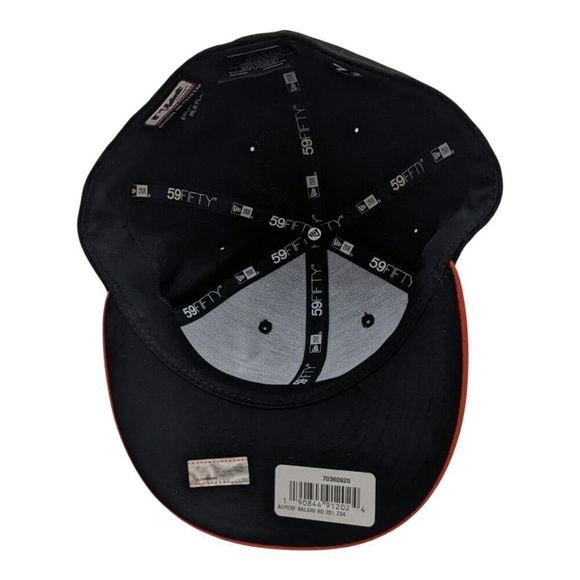 New Era Black and Orange Baseball Cap - Picture 4 of 5